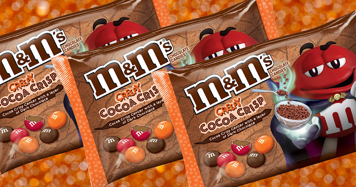 M&M's New Creepy Cocoa Crisp Flavor Will Kick Off Your Halloween Candy Binge
