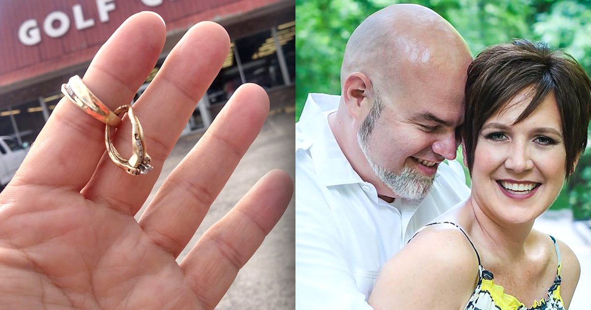 Man reunited with late wife’s wedding ring after losing it on vacation