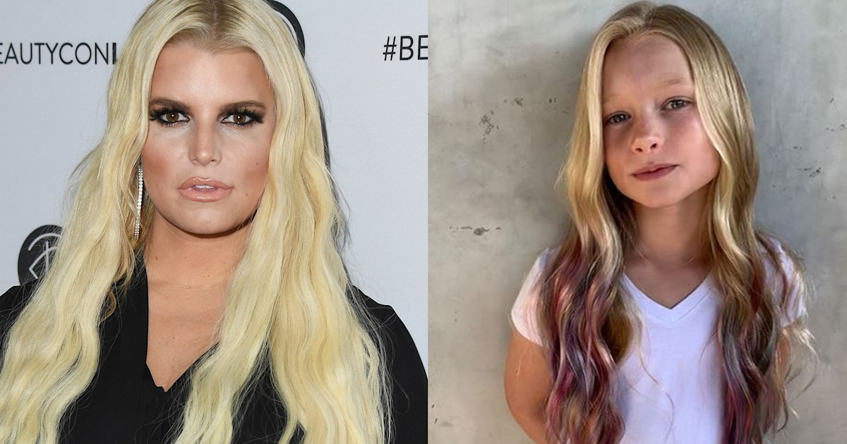 Jessica Simpson Mom Shamed Over Photo Of Daughter With Dyed Hair