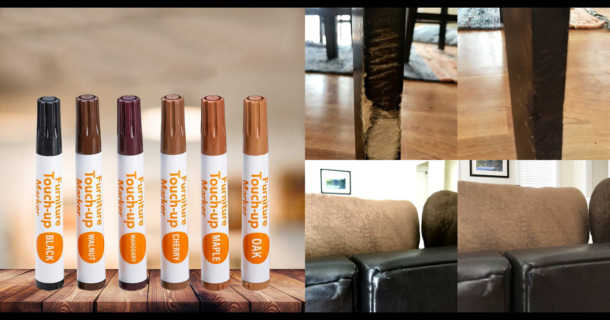 These touchup markers made my furniture look brand new