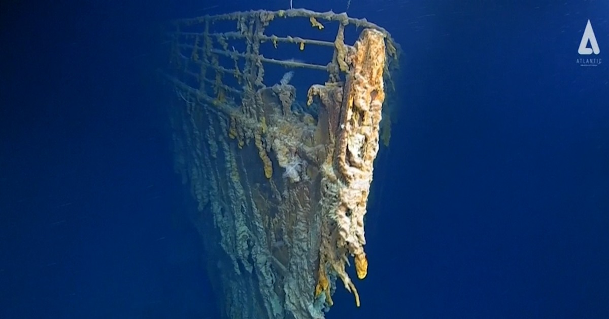 First images of the Titanic in 14 years show 'shocking' deterioration