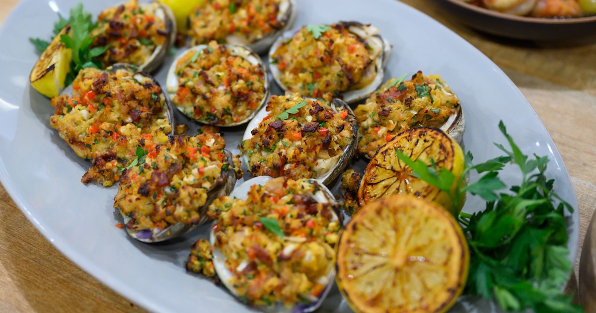 Martha's Baked Stuffed Clams Recipe