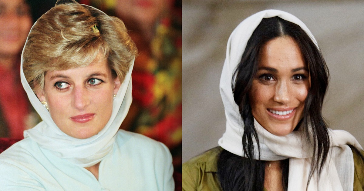 Meghan Markle channels Princess Diana in headscarf during South Africa ...