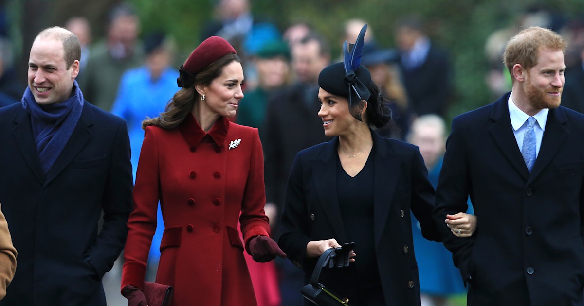 Prince Harry, Meghan Markle join Prince William, Kate Middleton for