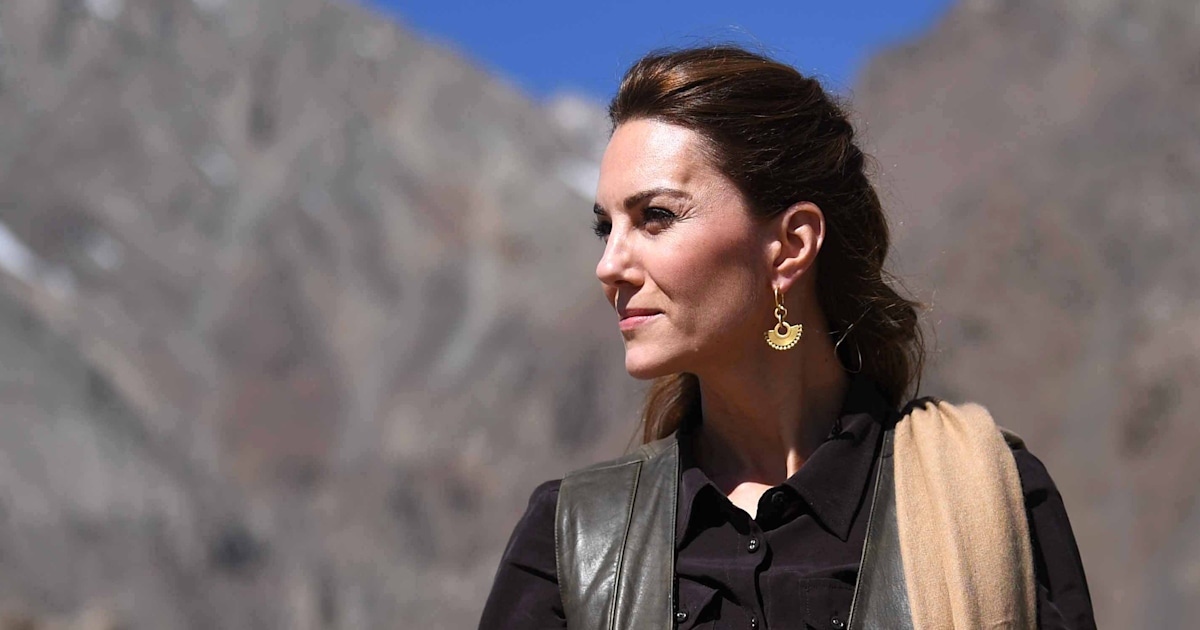 Kate Middleton wears leather vest to Pakistan's Chiatibo Glacier