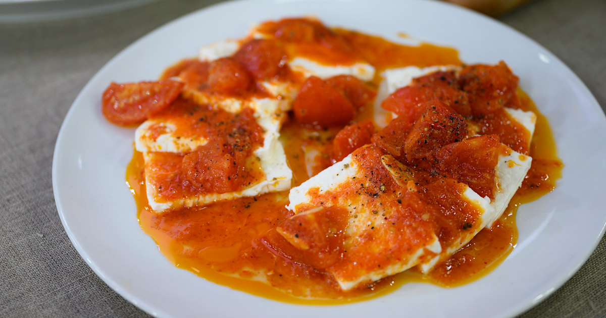 Alison Roman's Spicy TomatoMarinated Feta Recipe