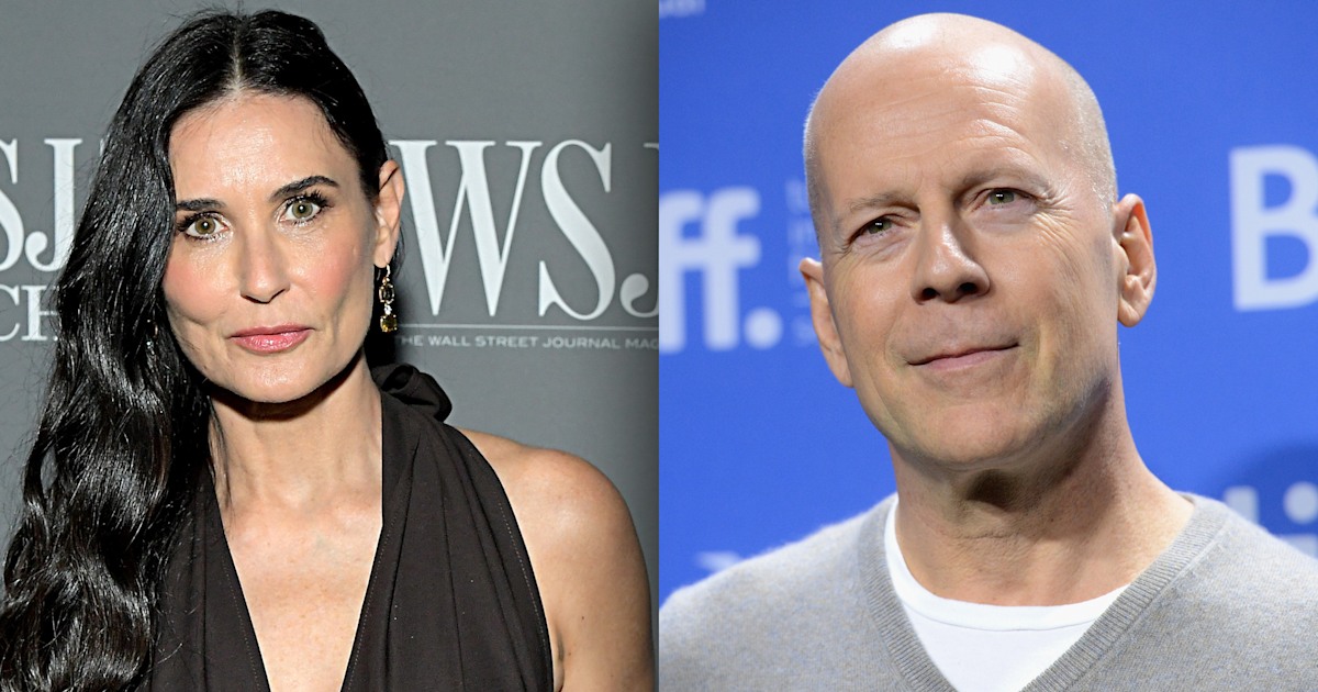 Demi Moore cried after ex Bruce Willis called to say he was 'proud' of her