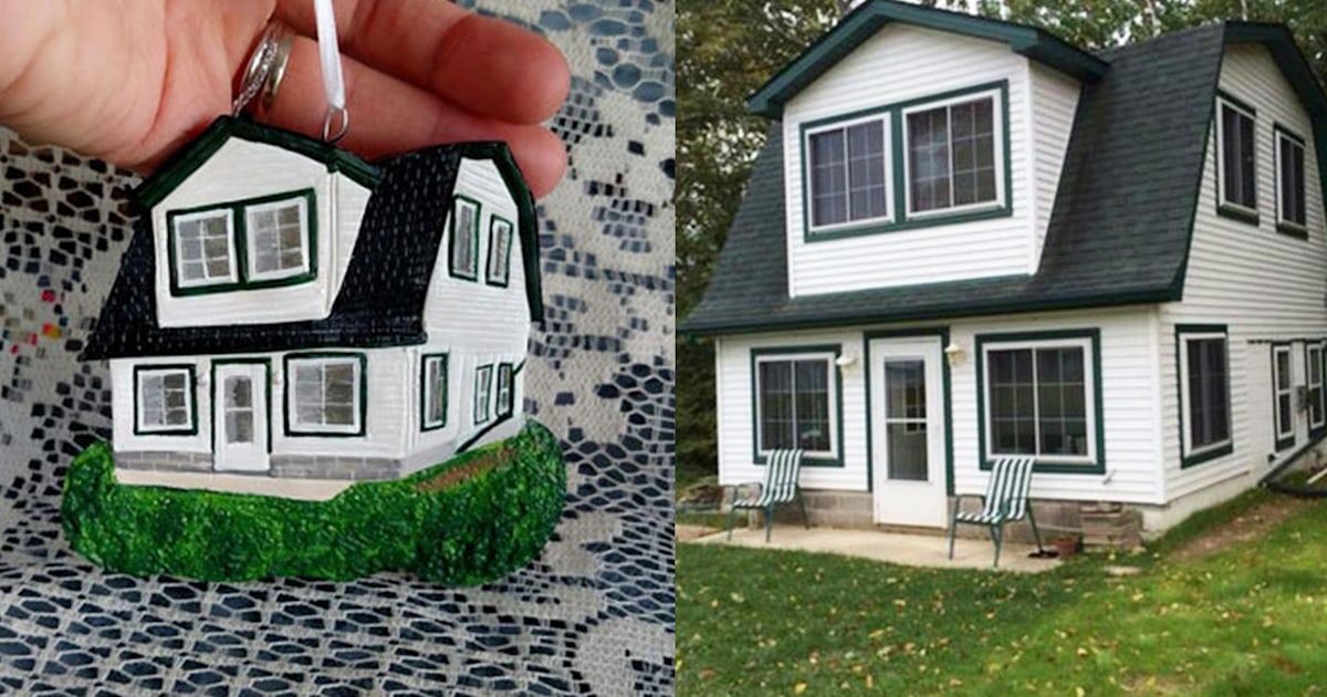 Christmas Ornament That Looks Like Your House 