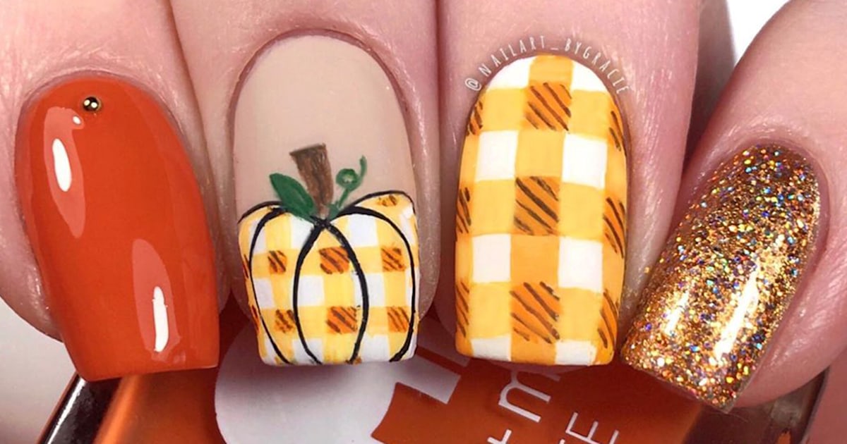 2. "Easy Thanksgiving Nail Designs" - wide 3