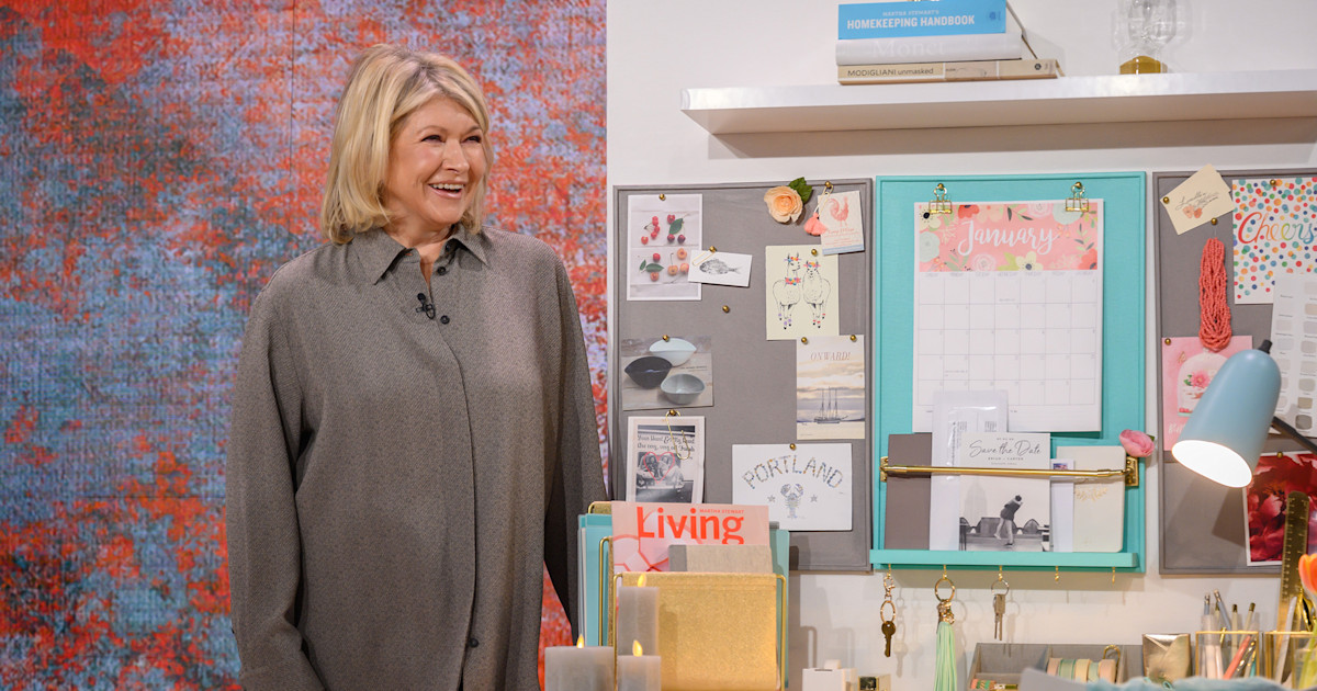 Martha Stewart shares her favorite tips for staying organized
