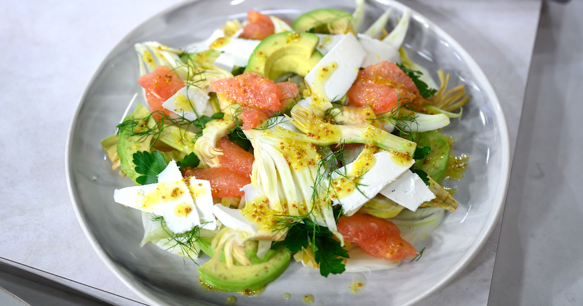 Fennel, Artichoke and Grapefruit Salad Recipe