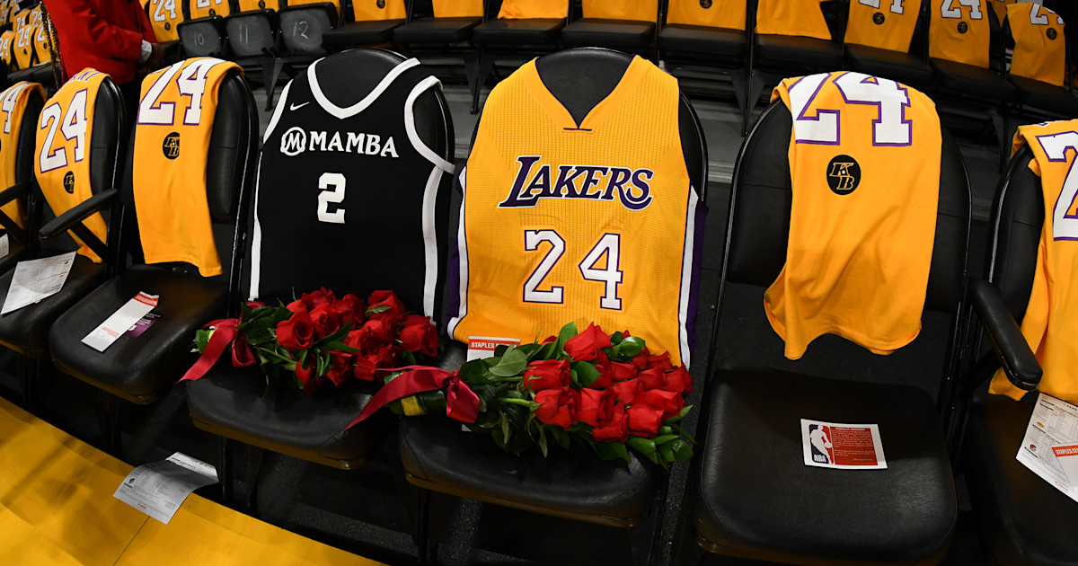 Kobe Bryant honoured by LA Lakers, LeBron James at first home NBA