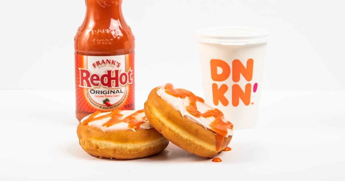 Dunkin' created a hot saucefilled doughnut