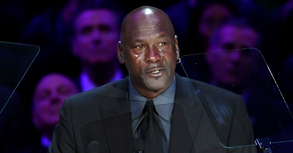 Michael Jordan cries remembering 'little brother' Kobe Bryant at memorial