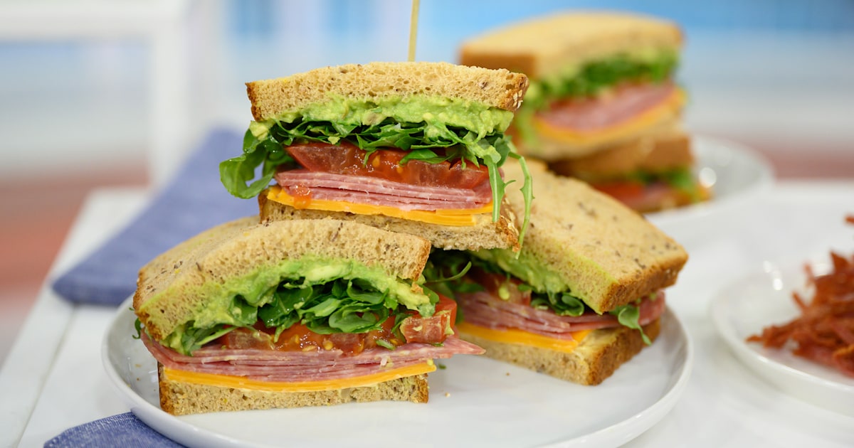 Carson Dalys Fully Loaded Avocado Sandwich Recipe