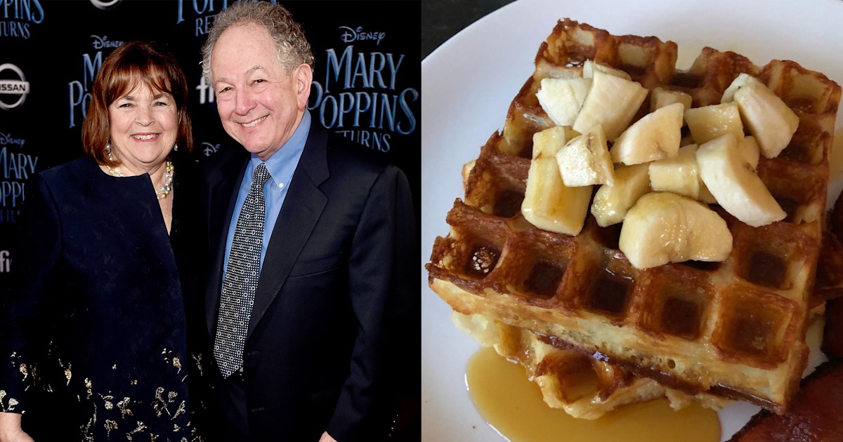 Ina Garten makes overnight Belgian waffles for Jeffrey