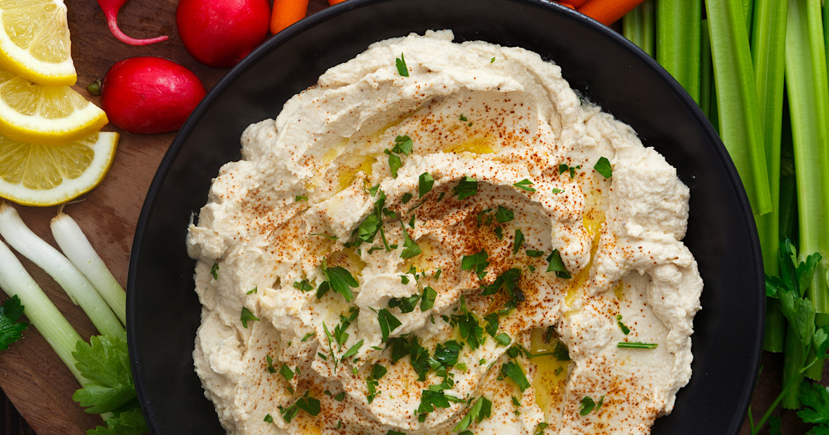 Natalie Morales' Easy Hummus with Veggies Recipe