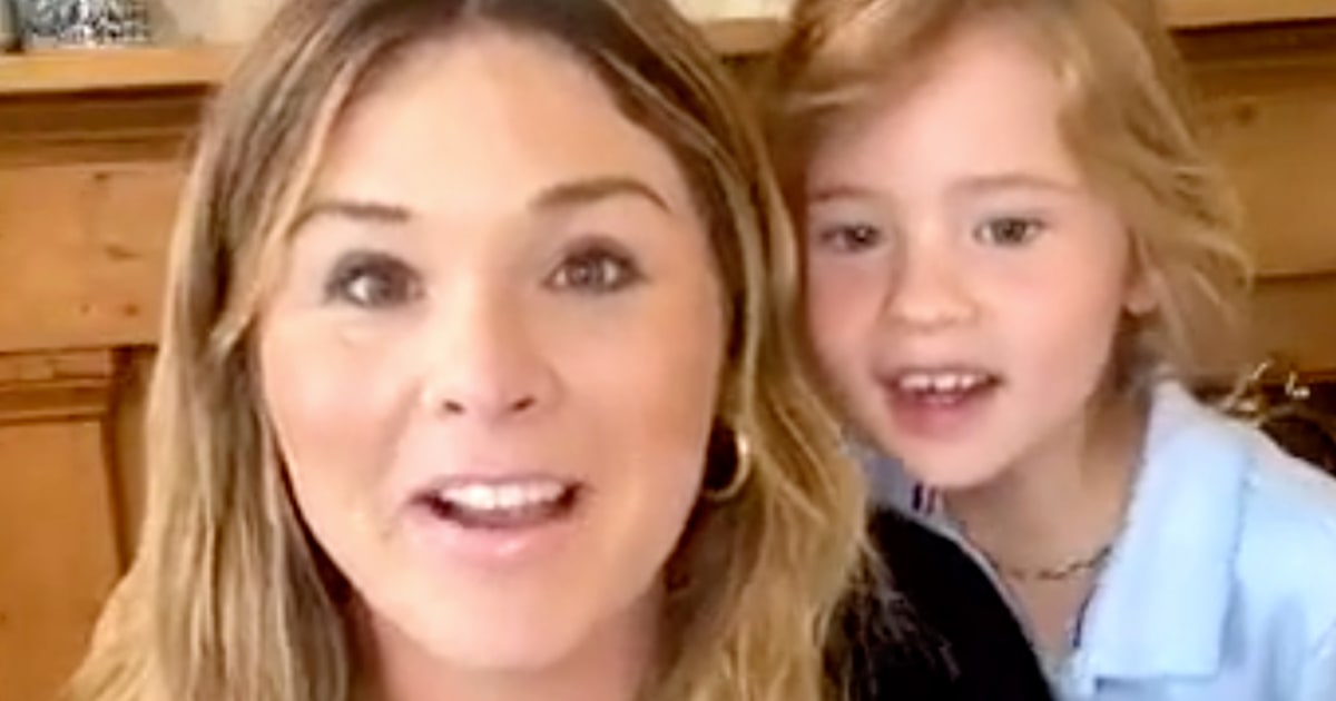 Watch Jenna Bush Hager's adorable daughter Mila crash her live Instagram chat