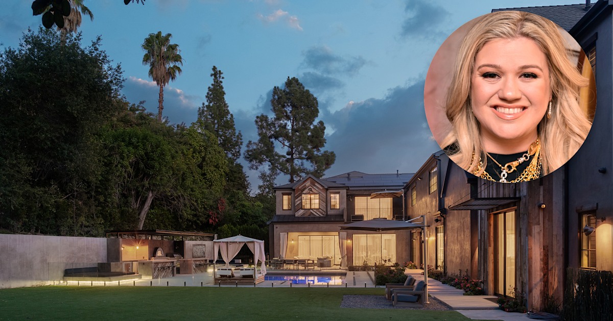 Take a look inside Kelly Clarkson's glamorous L.A. home