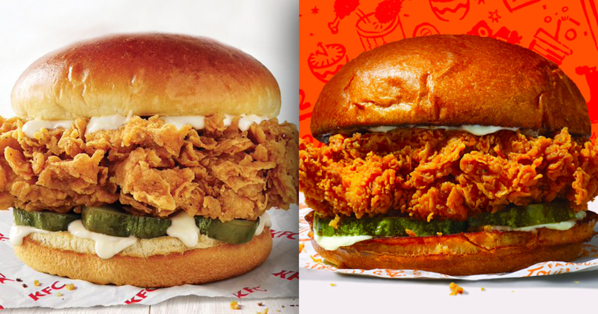 Kfc spicy chicken sandwich sale