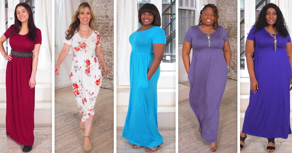 We tried this short-sleeve maxi dress — here's what we think