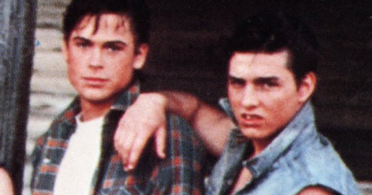 Rob Lowe and Tom Cruise stayed with strangers during 'The Outsiders'