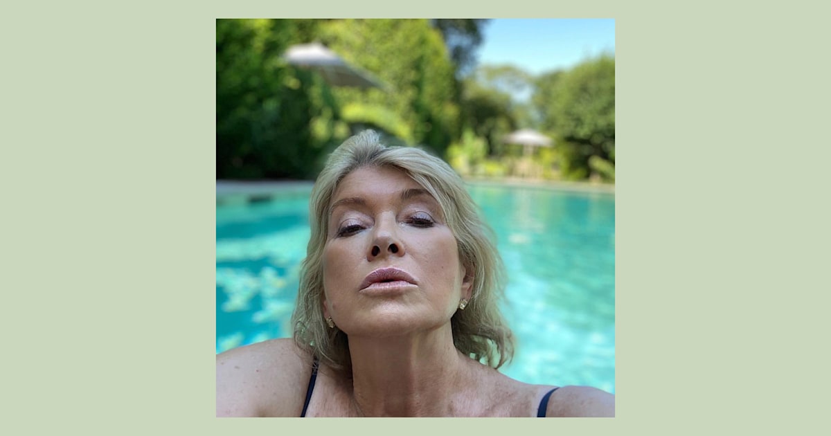 Martha Stewart Opens Up About Her Pool Photo