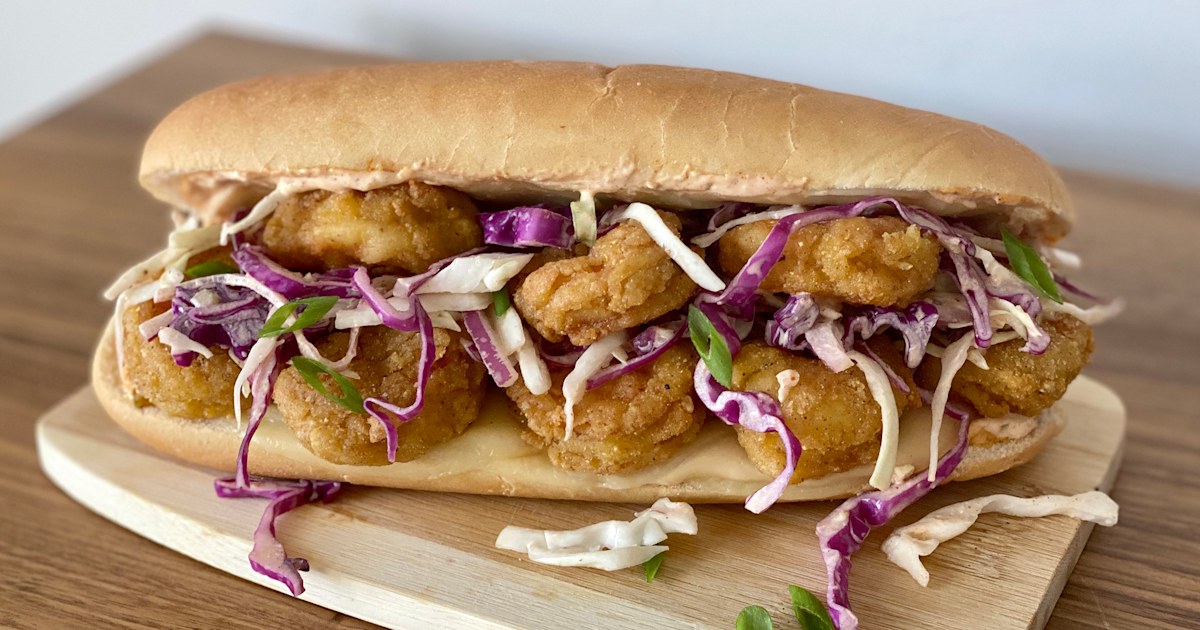 Ace Champion S Creole Shrimp Po Boy With Spicy Remoulade