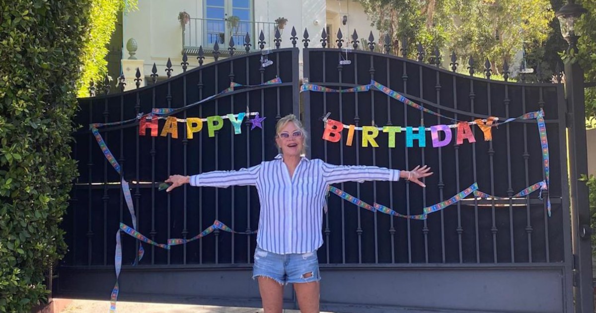 Melanie Griffith thanks kids and ex-husbands for showing love on 63rd