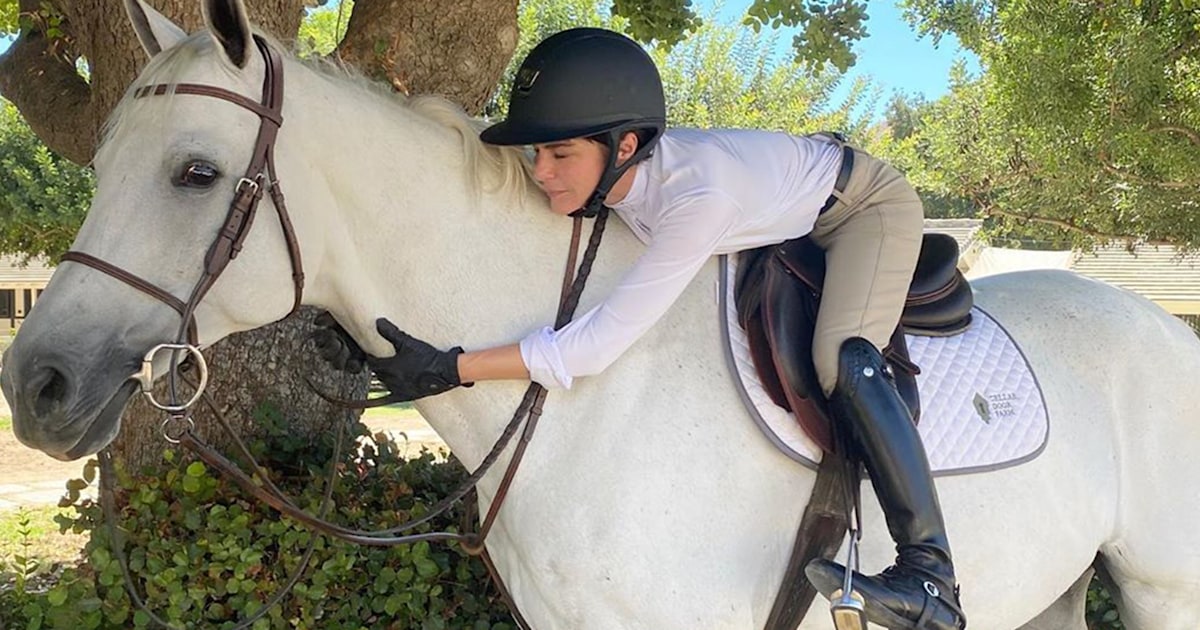 Selma Blair rides her horse again despite MS symptoms