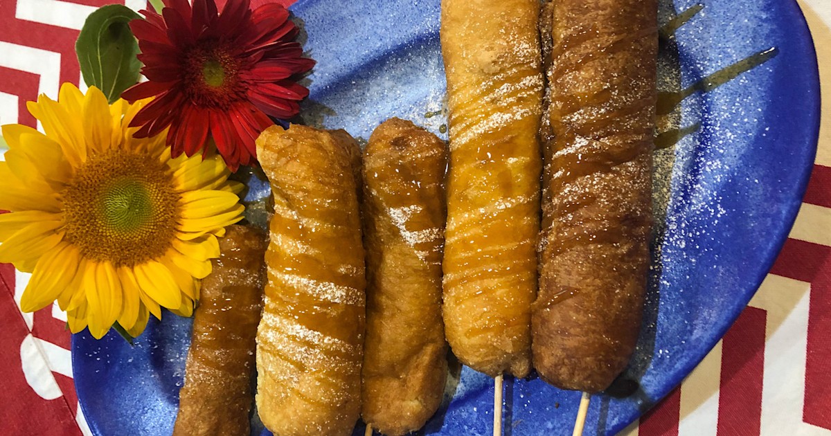 Apple Pie Dessert Corn Dogs Recipe