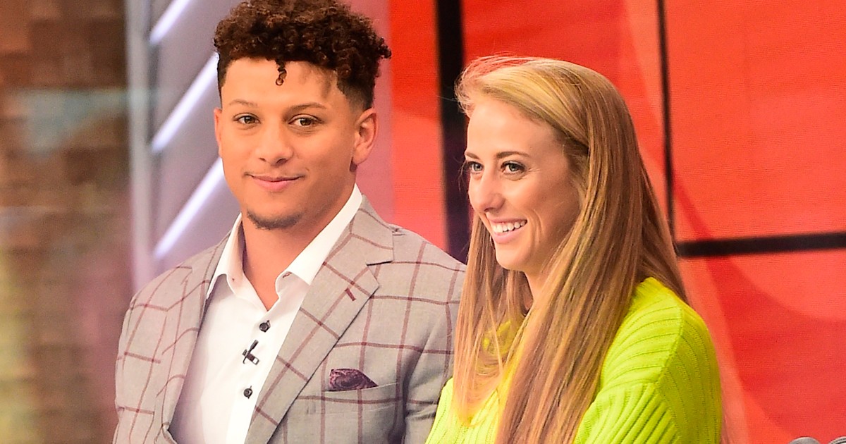 Chiefs' Patrick Mahomes Shares New Photo Cradling Baby Sterling