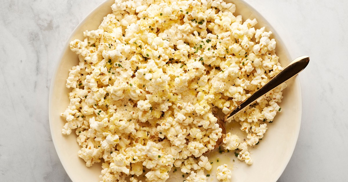 Cheesy Truffled Popcorn Recipe