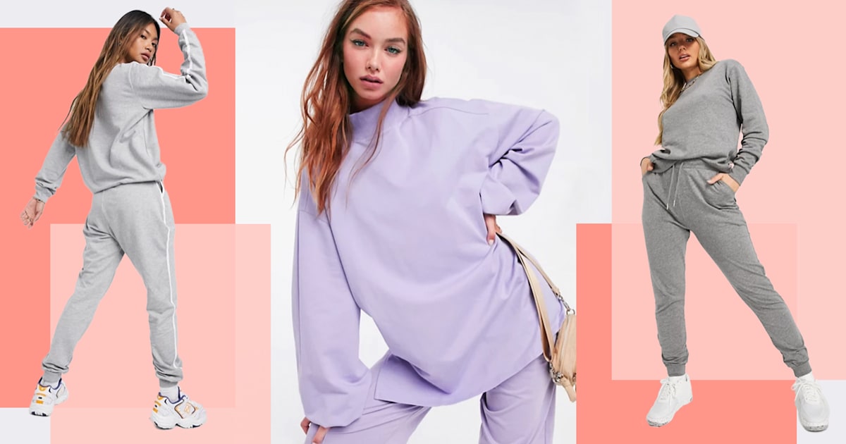 Apbondy Girls Pullover Sweatsuit Casual Sweatpants Loungewear Set Relaxed Tracksuit Workout Sets 