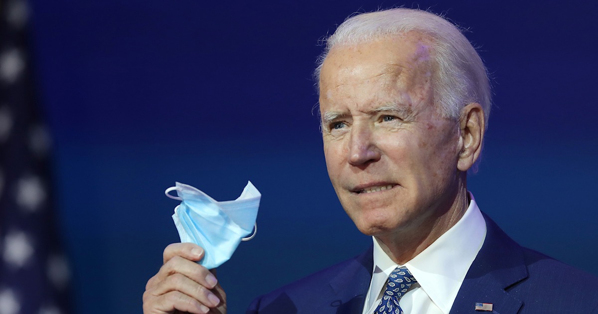 Biden kicks off presidential transition by begging Americans to wear masks
