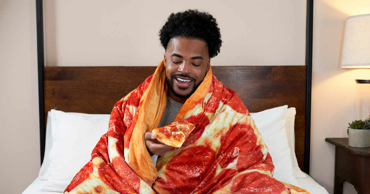 Weighted pizza blanket new arrivals
