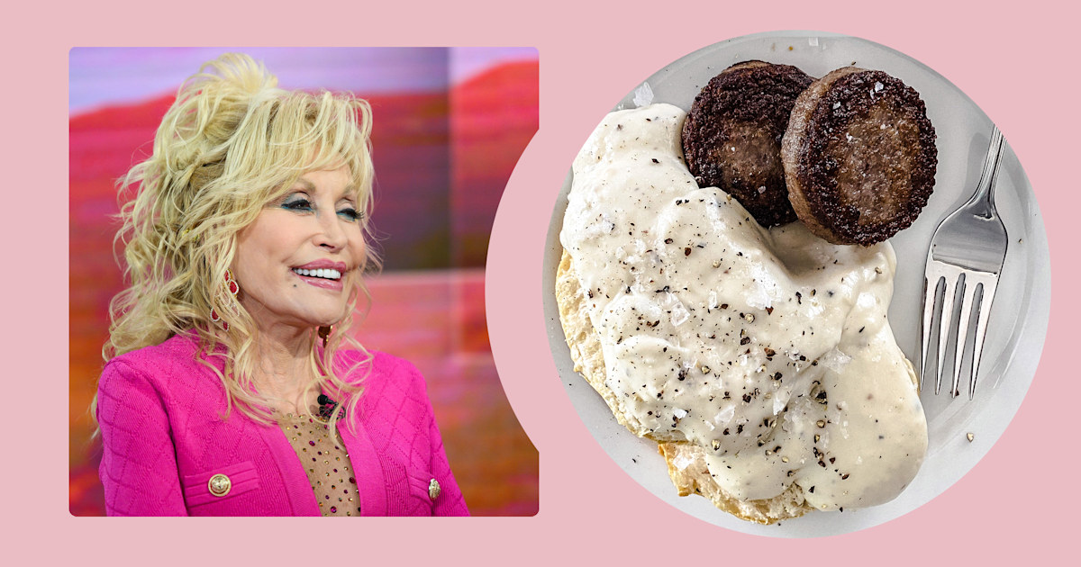 Dolly Parton shared the recipe for the milk gravy she makes for her husband