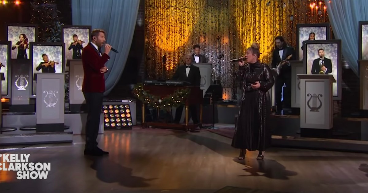 Kelly Clarkson and Brett Eldredge perform 'Under the Mistletoe'