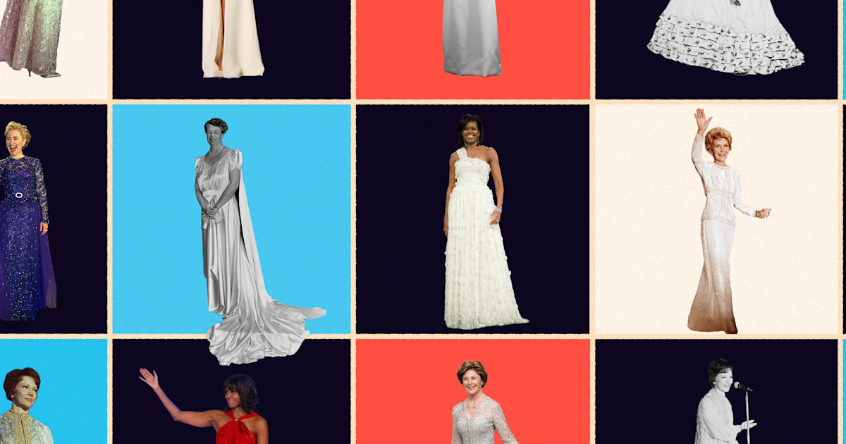 First lady inaugural gowns through the past 150 years TODAY