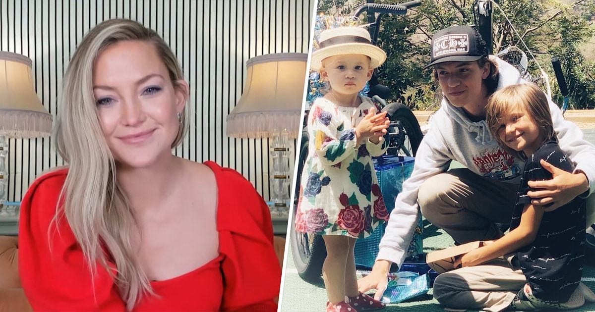 Kate Hudson Talked About Co-Parenting Her Three Kids With Three Dads
