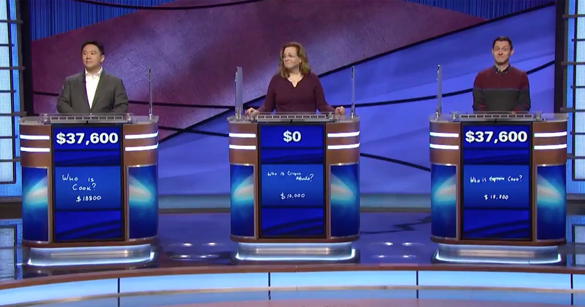 'Jeopardy!' ends in rare tie — watch how a winner was chosen