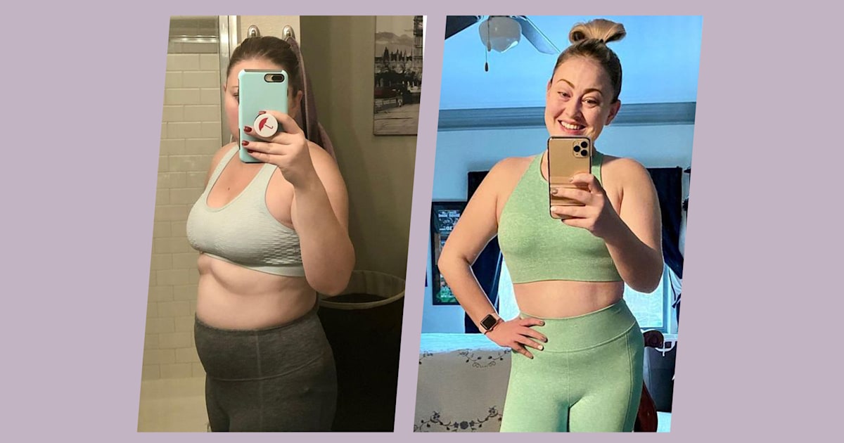 Before and after crushing multiple goals on my Peloton. Feeling fierce in  my Dark Red Free to Be Serene Bra (8) and Dark Red Fast and Free HR Crop  19” (10) : r/lululemon