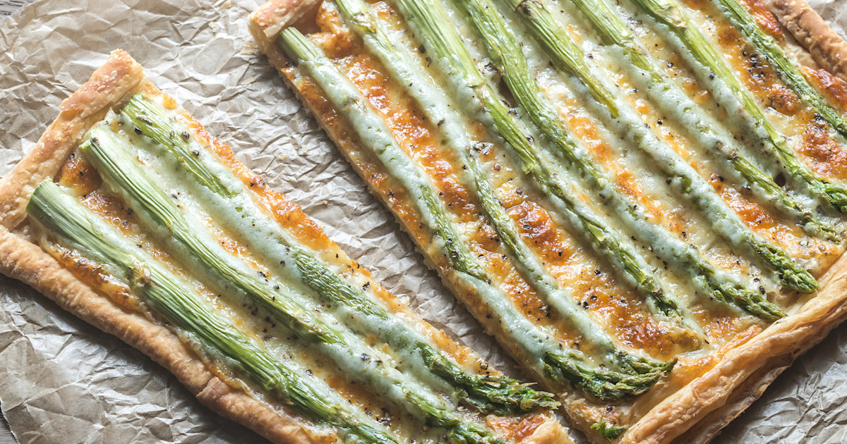 Valerie Bertinelli's Asparagus, Herb and Goat Cheese Tart