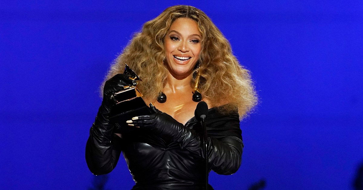 Beyonce made history Sunday night with her 28th Grammy win