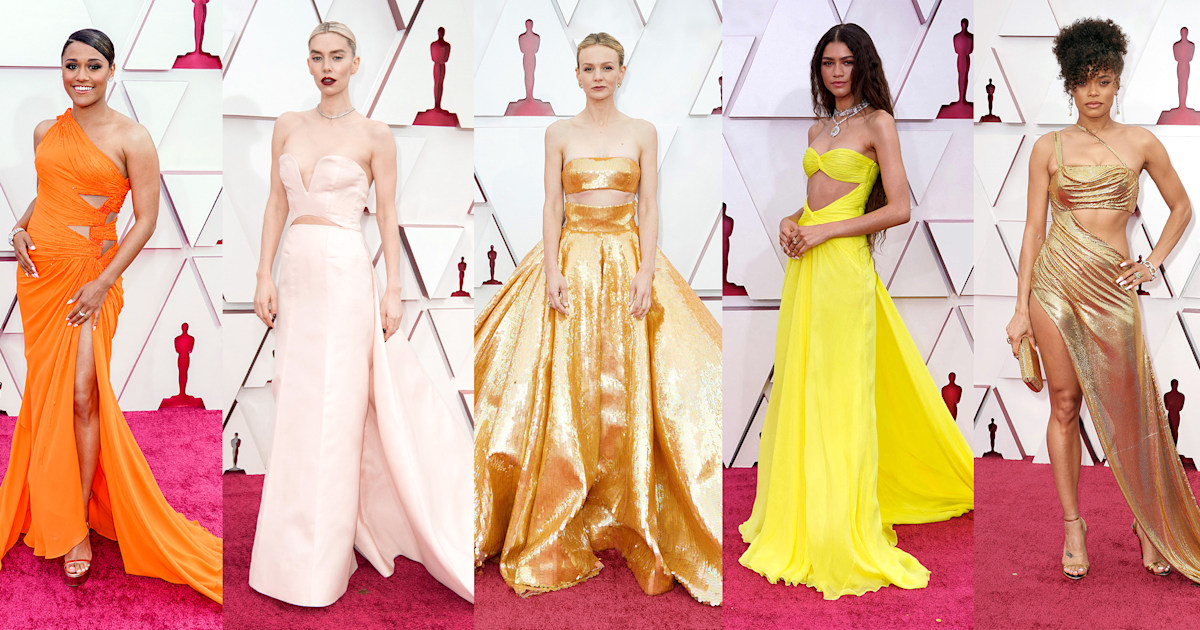 Photos from Oscars 2021 Red Carpet Fashion