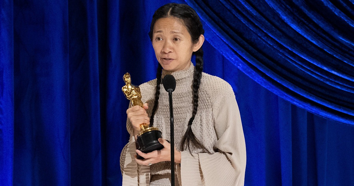 Chloé Zhao is 1st woman of color to win best director award at Oscars