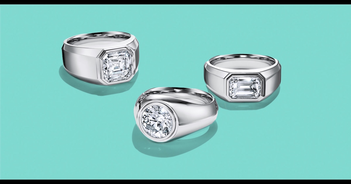 Tiffany is selling men’s engagement rings for the first time