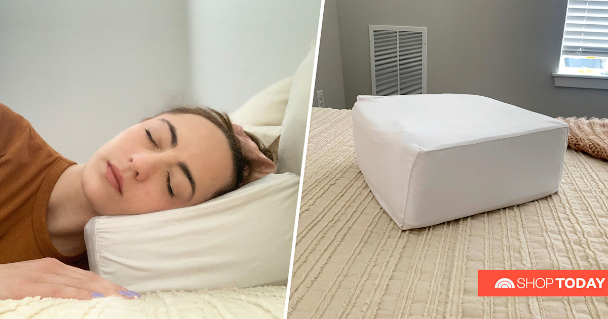 Pillow Cube Review: An Oddly Shaped Pillow for Side-Sleepers 