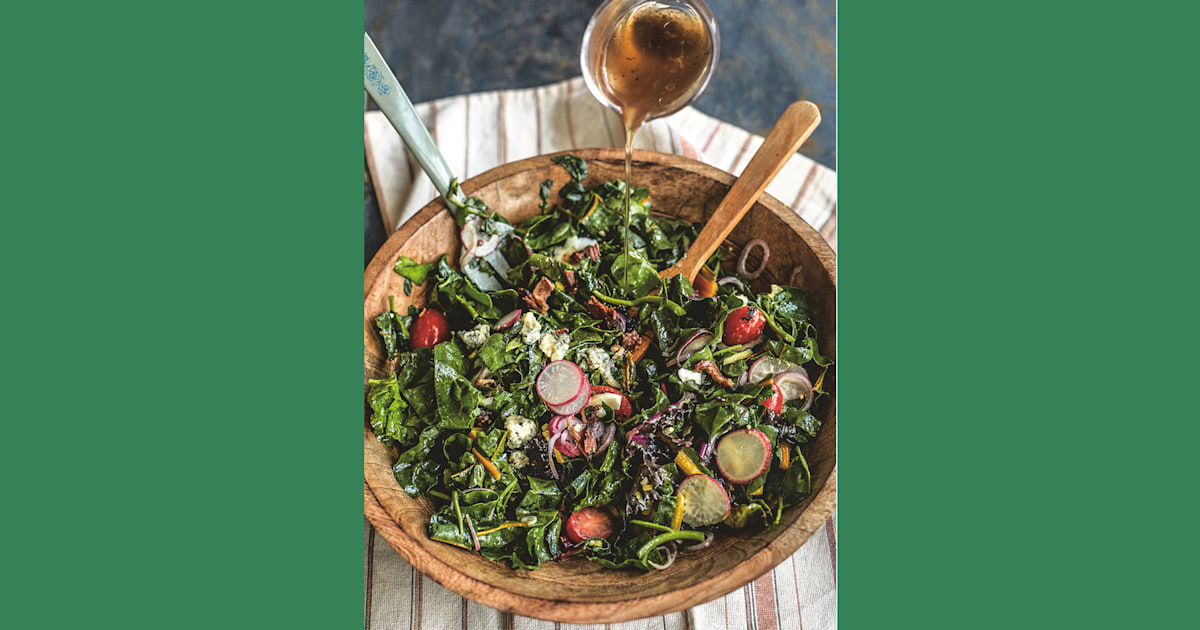 Toni TiptonMartin's Wilted Mixed Greens with Bacon Recipe