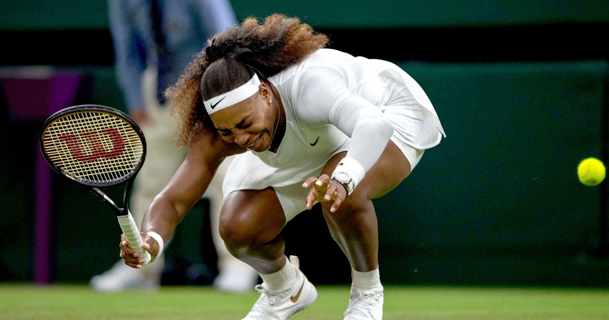 Serena Williams exits Wimbledon after injury in her first ...